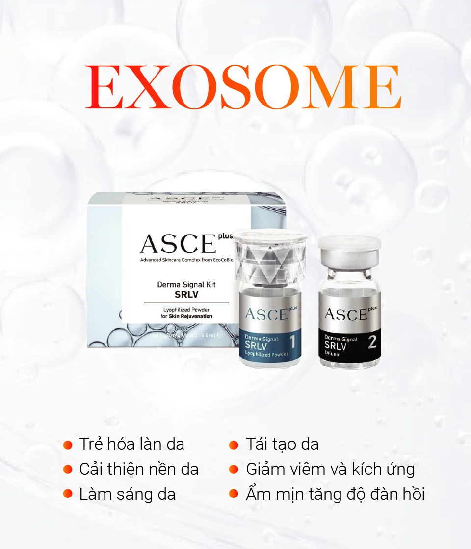 Tiêm trẻ hóa tái tạo da Exosome