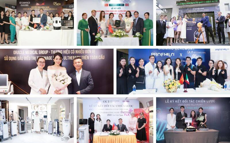 OUI | Oracle Clinic hợp tác chiến lược cùng với các đối tác lớn như: Thermage FLX, Rejuran, Krisma, Profhilo,...