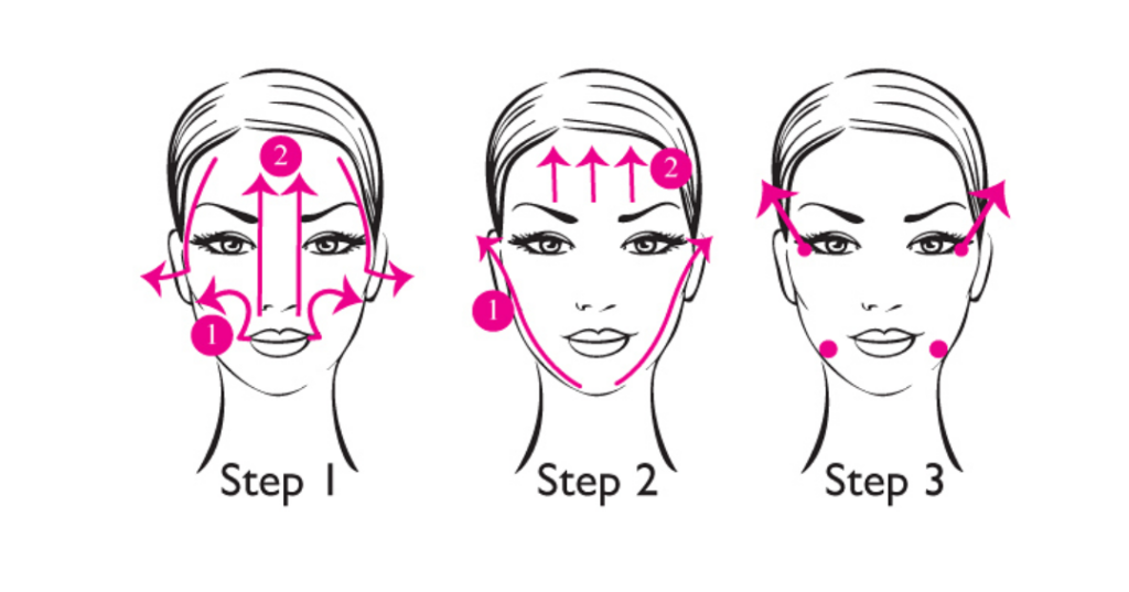 da chảy xệ bài tập nâng cơ mặt