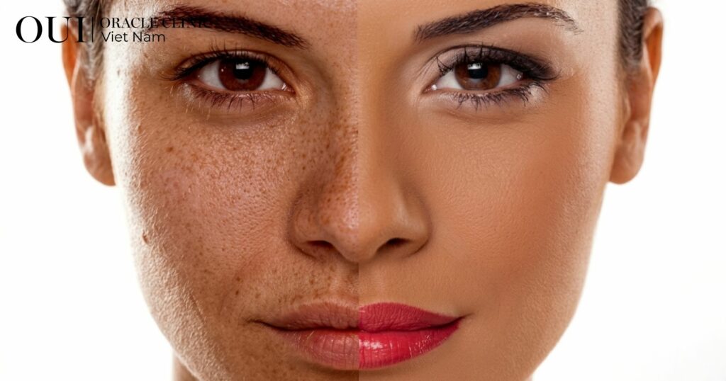 da bị sạm đen do nắng có hồi lại không đổi màu do đâu