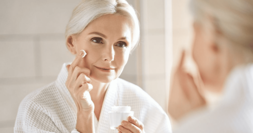 da mất đàn hồi thay đổi hormone