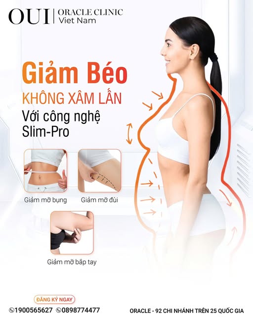 giảm mỡ bụng nhanh bằng công nghệ Oracle Clinic