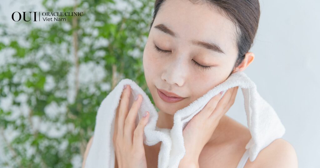 Laser trị nám có bị bắt nắng không làm sạch dịu nhẹ trong 3 ngày đầu