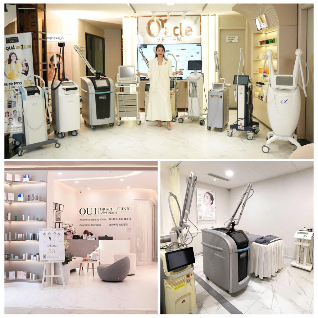 Thermage có bị hóp má không máy móc chính hãng