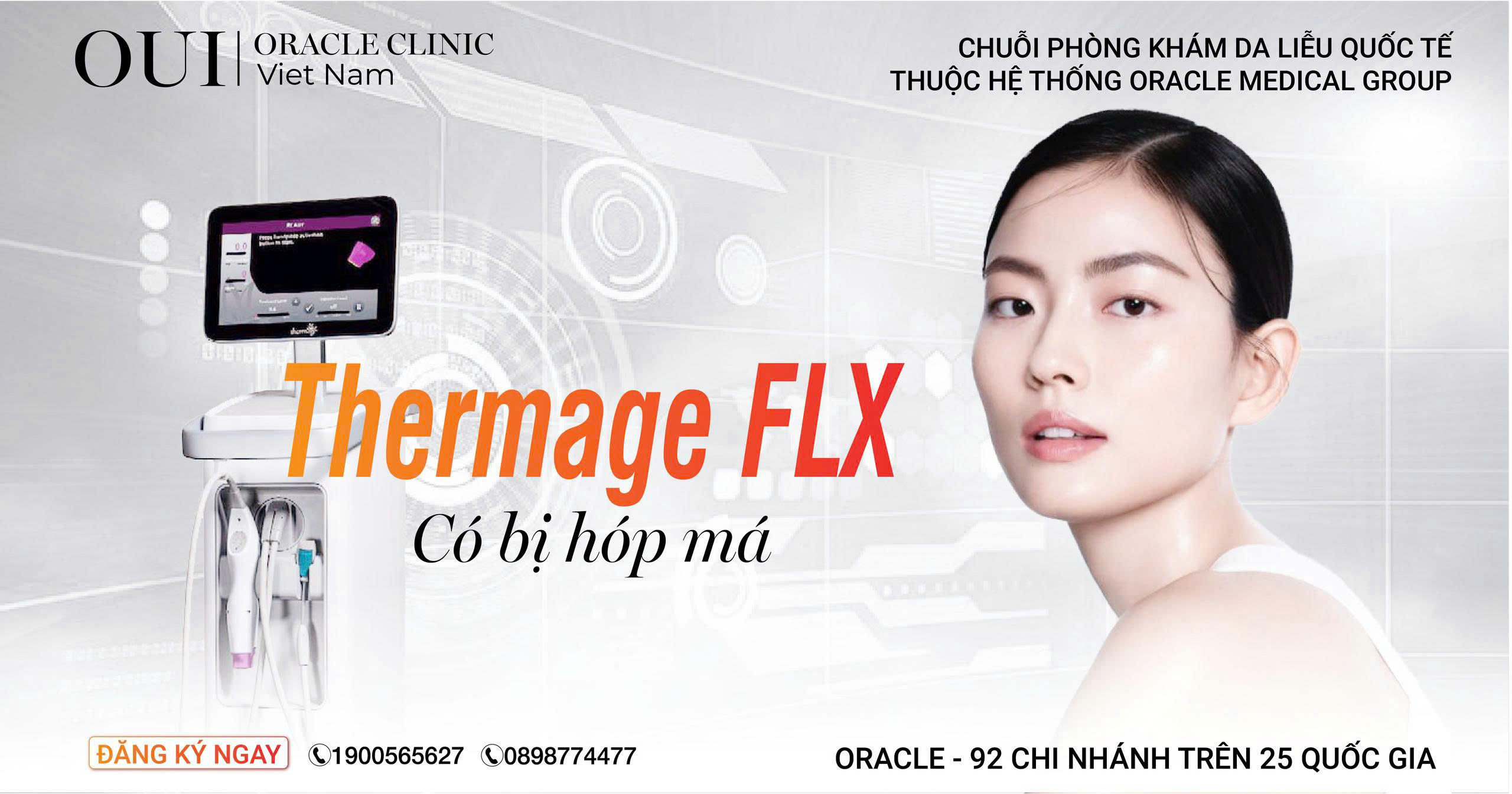 thermage flx có bị hóp má không