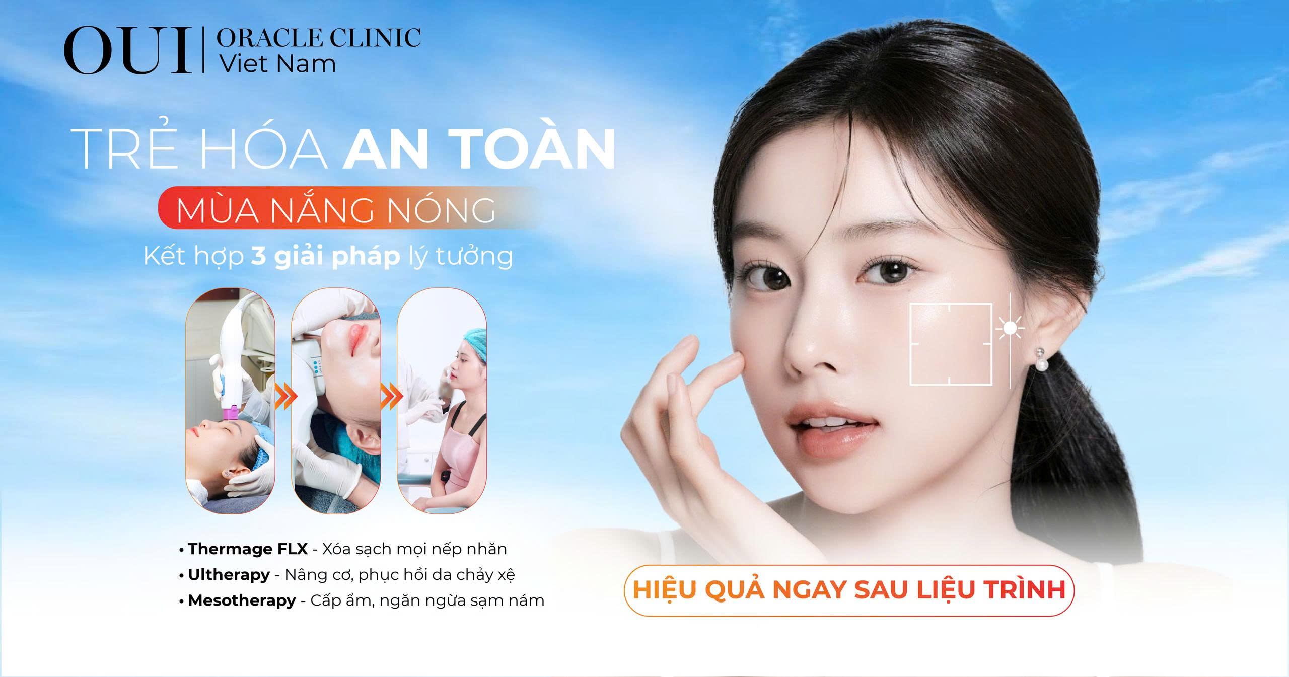 trẻ hóa da an toàn mùa nắng nóng