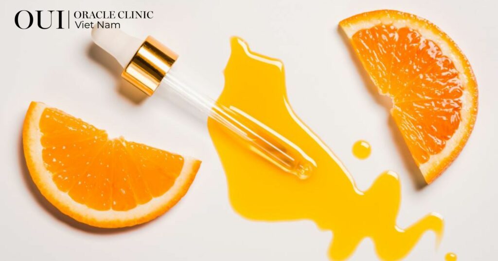 trị thâm mụn bao lâu thì hết vitamin C