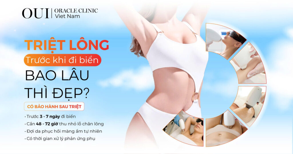 Triệt lông trước khi đi biển bao lâu