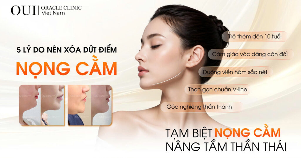 nọng cằm khiến gương mặt trông già hơn bao nhiêu tuổi