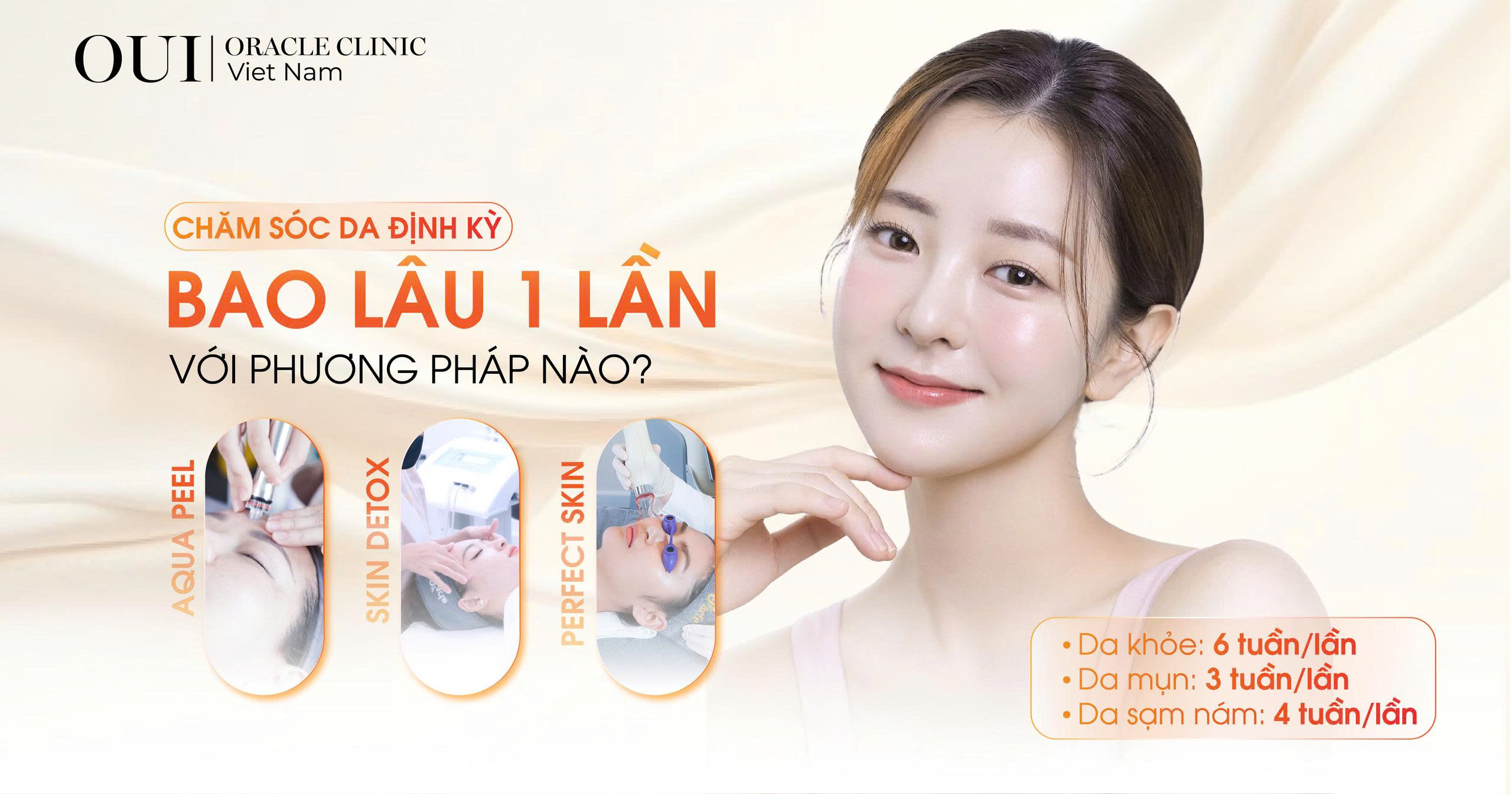 chăm sóc da định kỳ bao lâu 1 lần