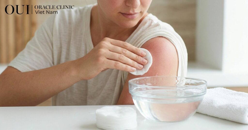 đi biển về nên làm gì cho da