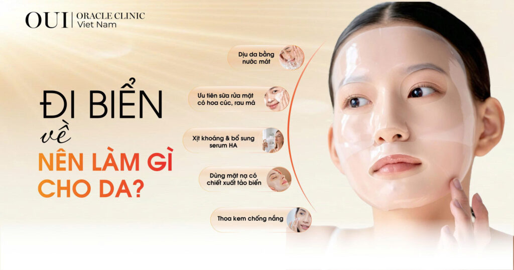đi biển về nên làm gì cho da