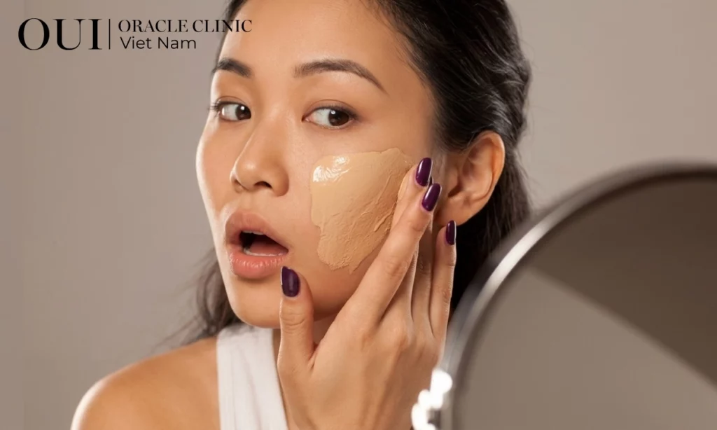 da bị khô khi ngồi điều hòa