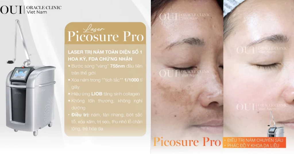 trị nám không bong tróc