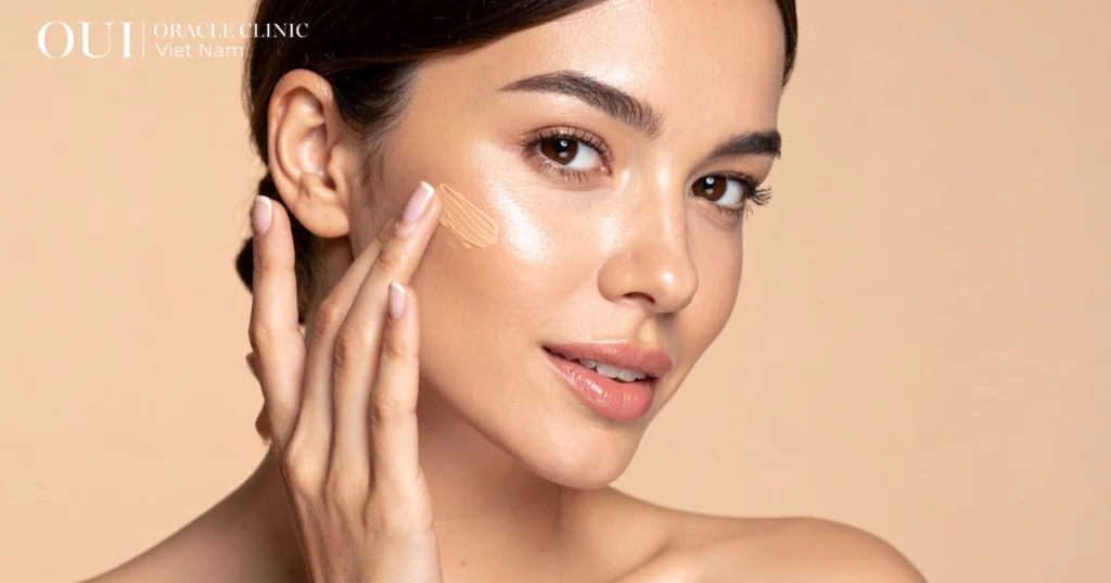 trị nám không bong tróc