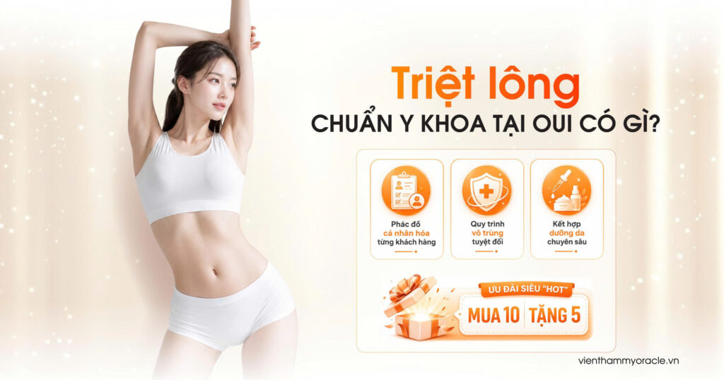 triệt lông chuẩn y khoa