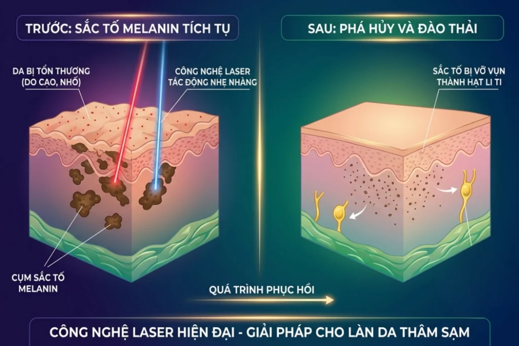 triệt lông chuẩn y khoa