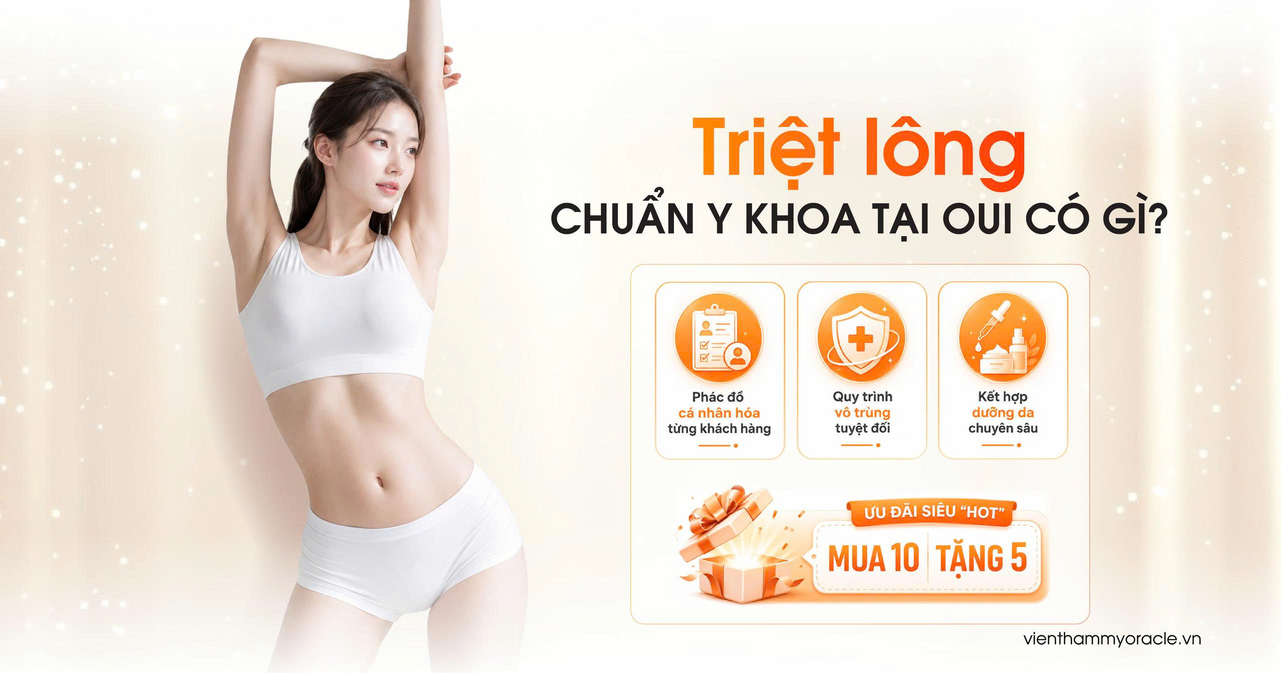 triệt lông chuẩn y khoa