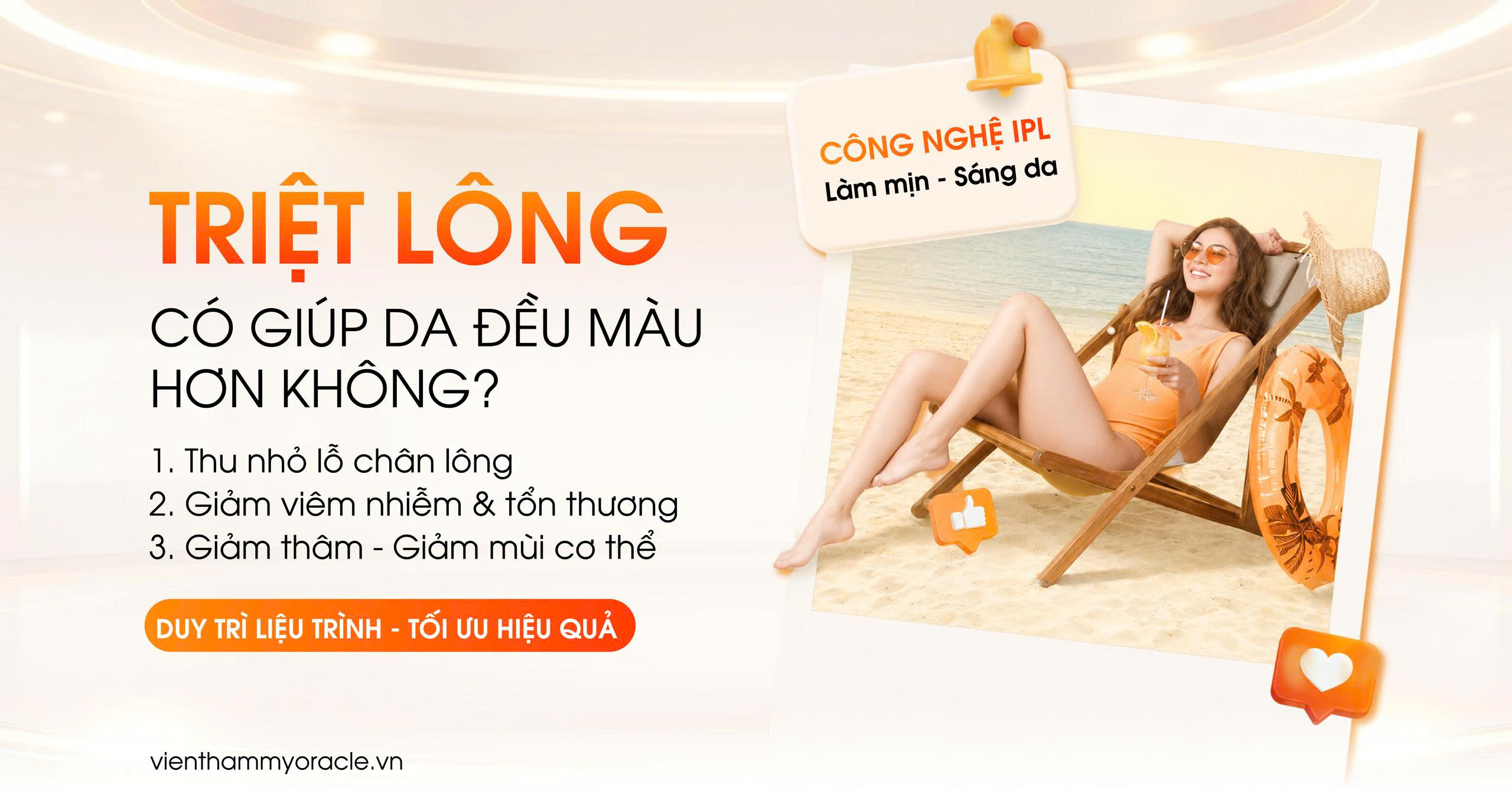 triệt lông có giúp da đều màu hơn không