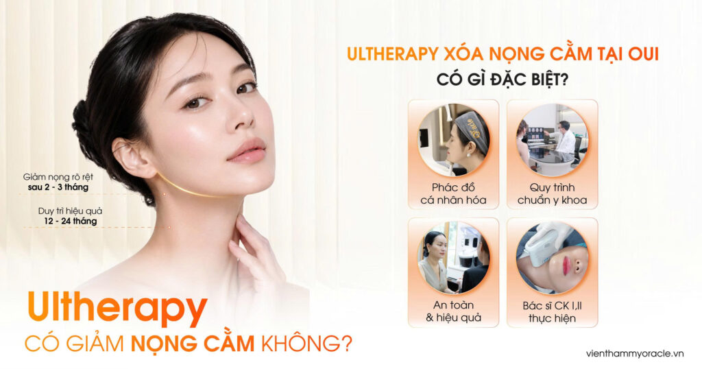 ultherapy có giảm nọng cằm