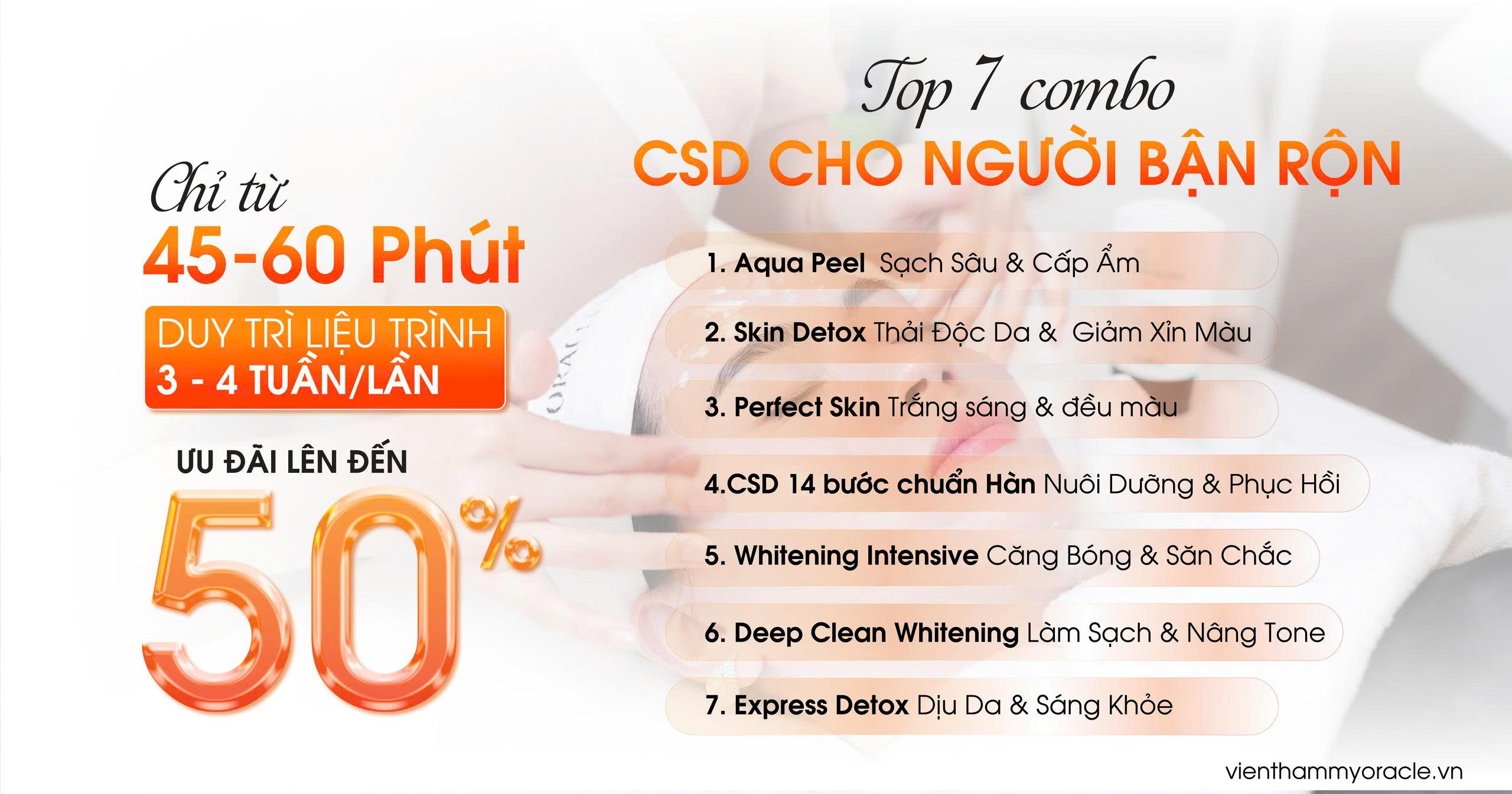 chăm sóc da cho người bận rộn