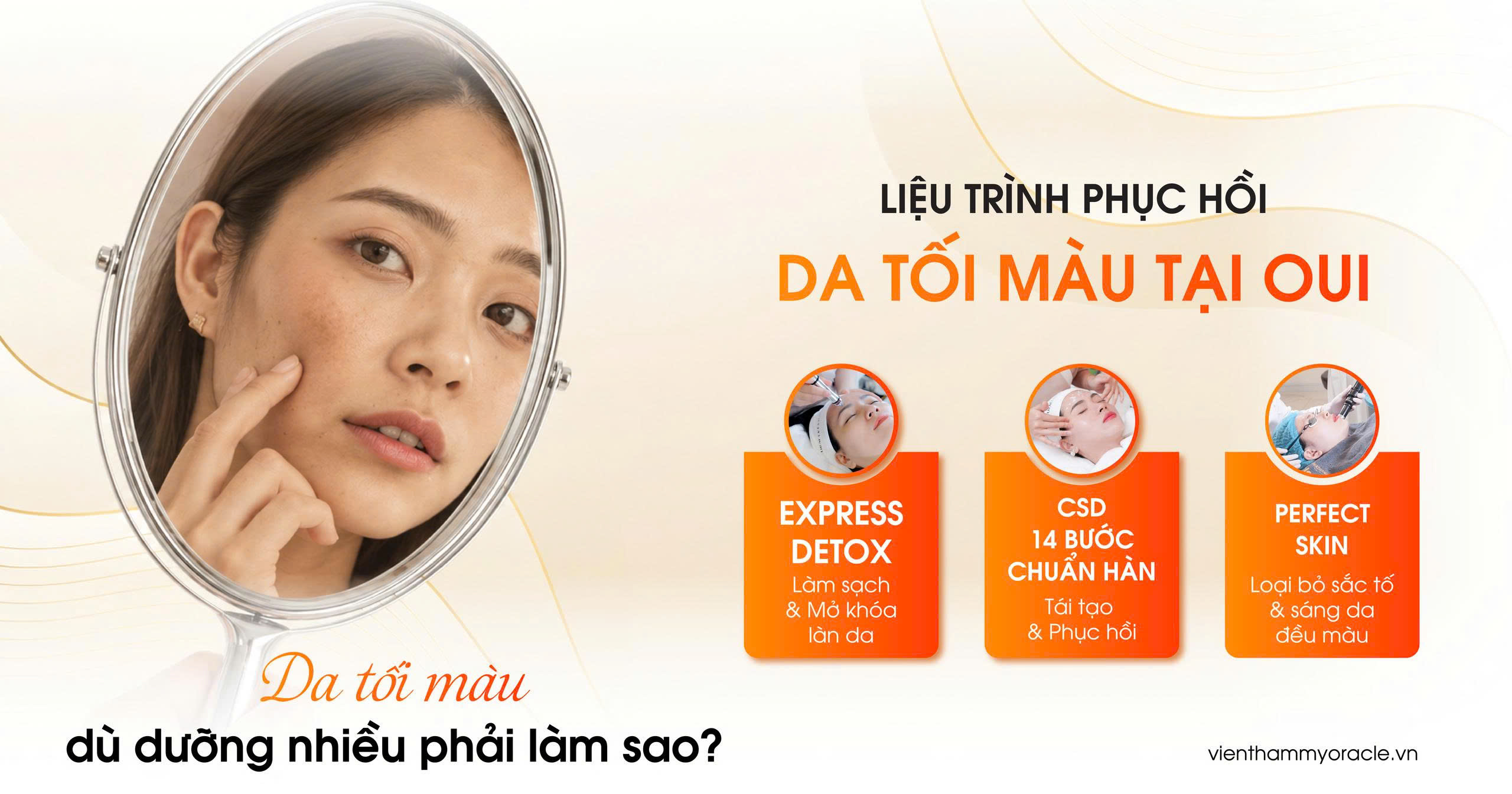 da tối màu dù dưỡng nhiều